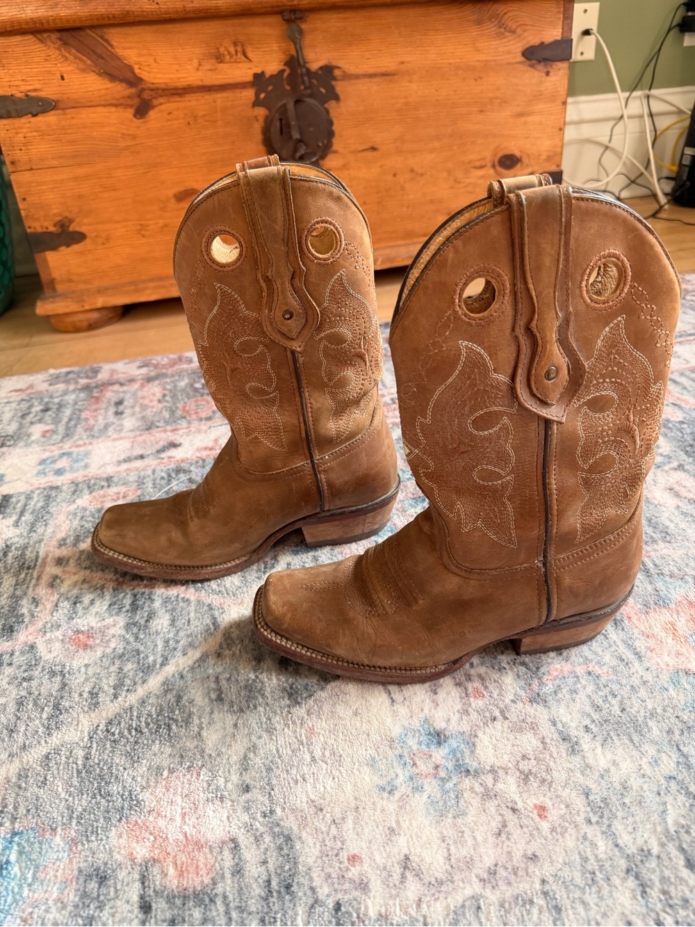 Gran Lider Cowgirl Boots Leather Size 7.5 - Picture 4 of 7
